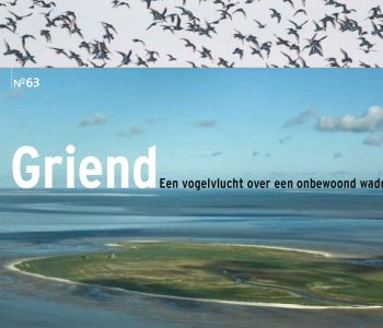 Een vogelvlucht over een onbewoond waddeneiland